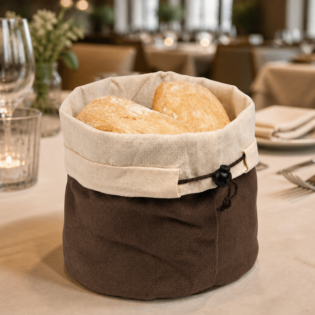 Commercial Cotton Bread Basket with Cherry Stone Pillow 235mm