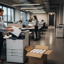 High-Performance A4 White Copier Paper - 5 Reams for Quality Printing - High-Quality Professional Grade for Industrial and Commercial Applications
