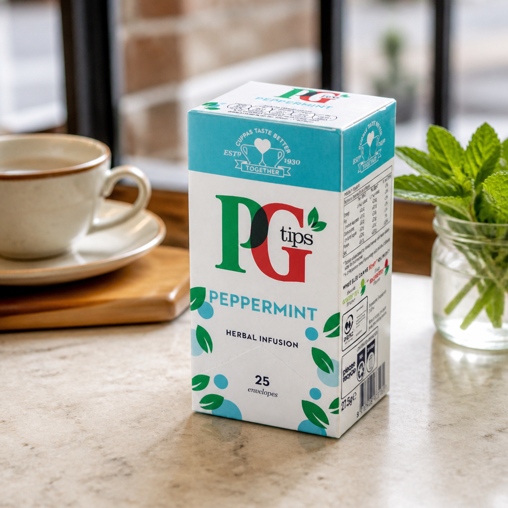 Commercial Peppermint Tea Bags 25 Pack Enveloped