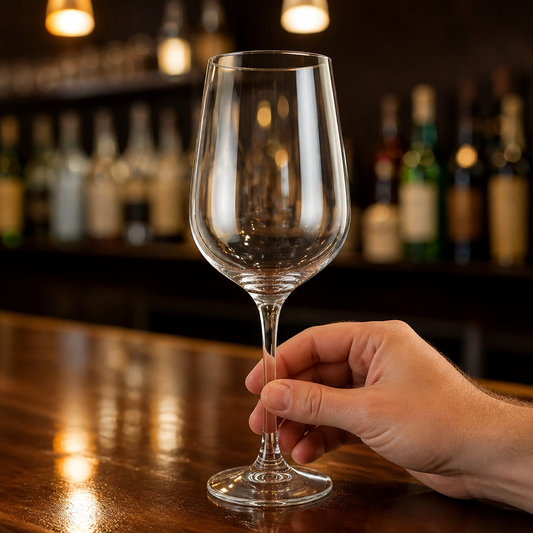 Commercial Wine Glasses 400ml Lead-Free Crystal 6 Pack