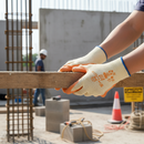 Premium Heavy Duty Latex Builders Grip Gloves with Excellent Dexterity and Tactile Feel for Construction and Manual Handling