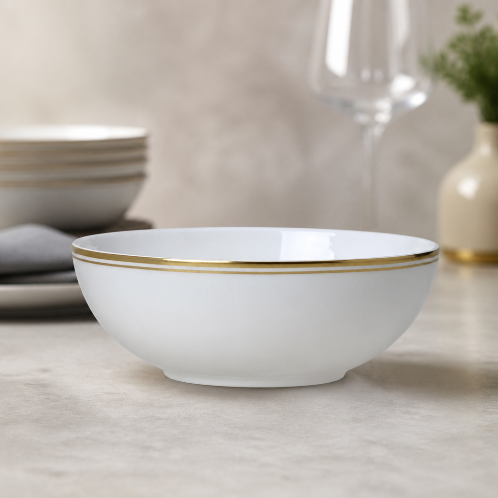 Commercial Burnished Gold Coupe Bowls 145mm 0.35 Ltr 12 Pack