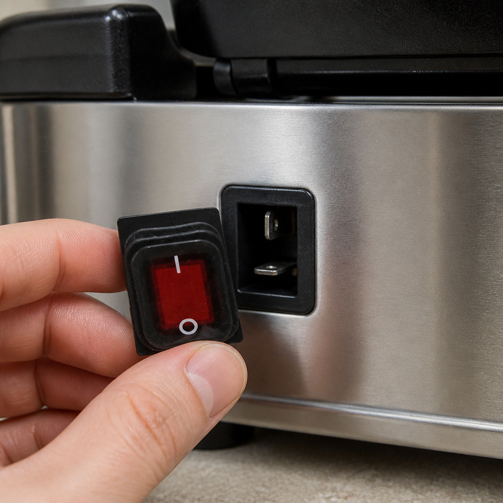 Commercial waffle maker on/off switch replacement part