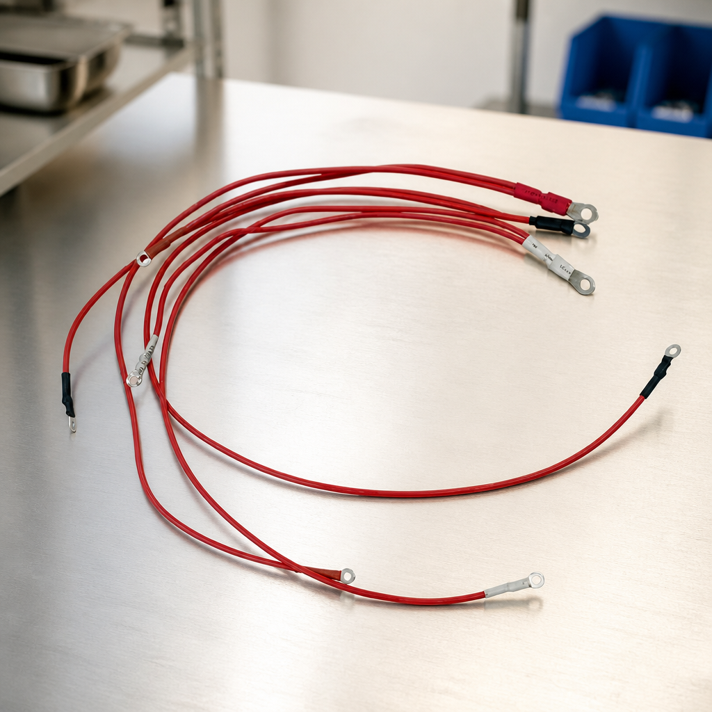 Commercial Induction Hob Connecting Cable 320mm Red Wire