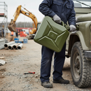 Premium 20 Litre Metal Jerrican - UN Approved for Safe Storage of Dangerous Substances