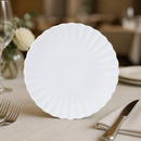 Commercial Fluted Coupe Plates 215mm Pack of 12 Bone China