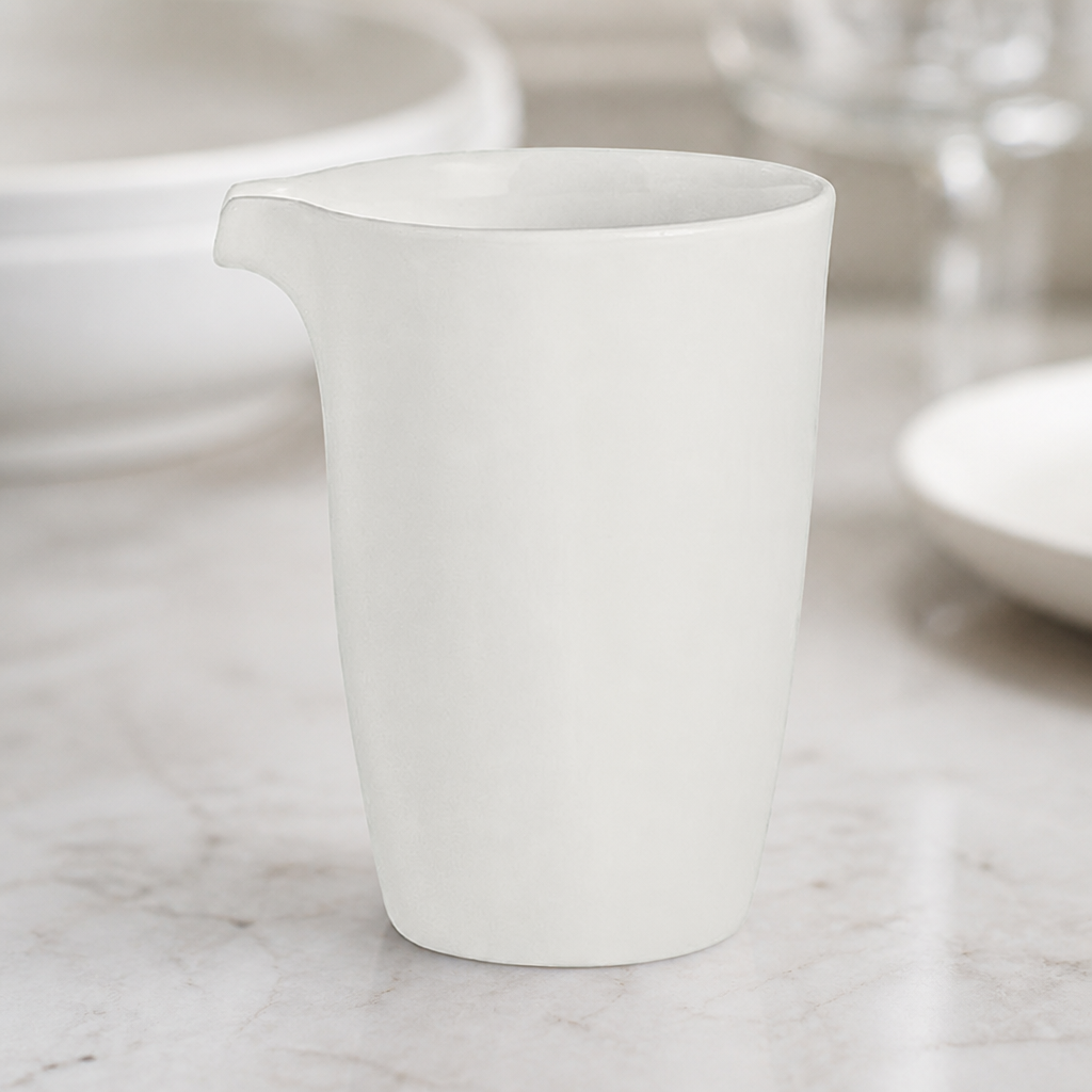 310ml Commercial Fine China Pourer for Upscale Dining 12 Pack