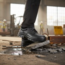 Premium Hardwearing Composite Safety Shoe with Shock Absorption and Anti-Fatigue Footbed, Sizes 3-16