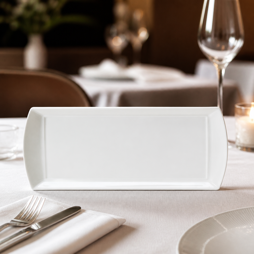 Commercial Rectangular Trays 340x150mm 12 Pack