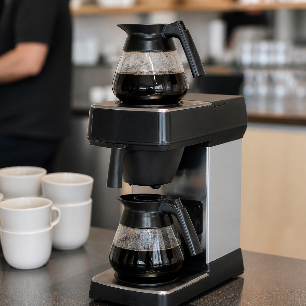 Commercial Filter Coffee Machine 2.4L capacity for cafes and restaurants