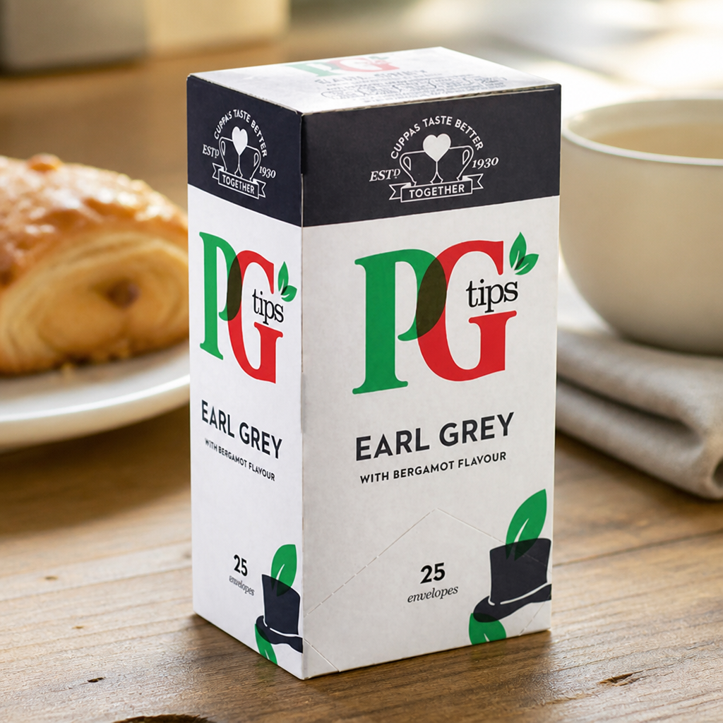 Earl Grey Enveloped Tea Bags 25 Pack for commercial catering
