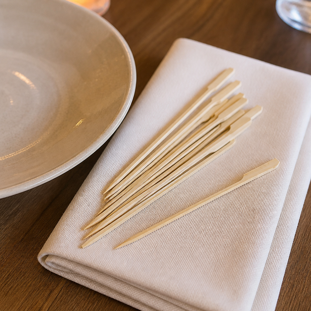 Compostable Bamboo Paddle Skewers 150mm - 100 Pack
