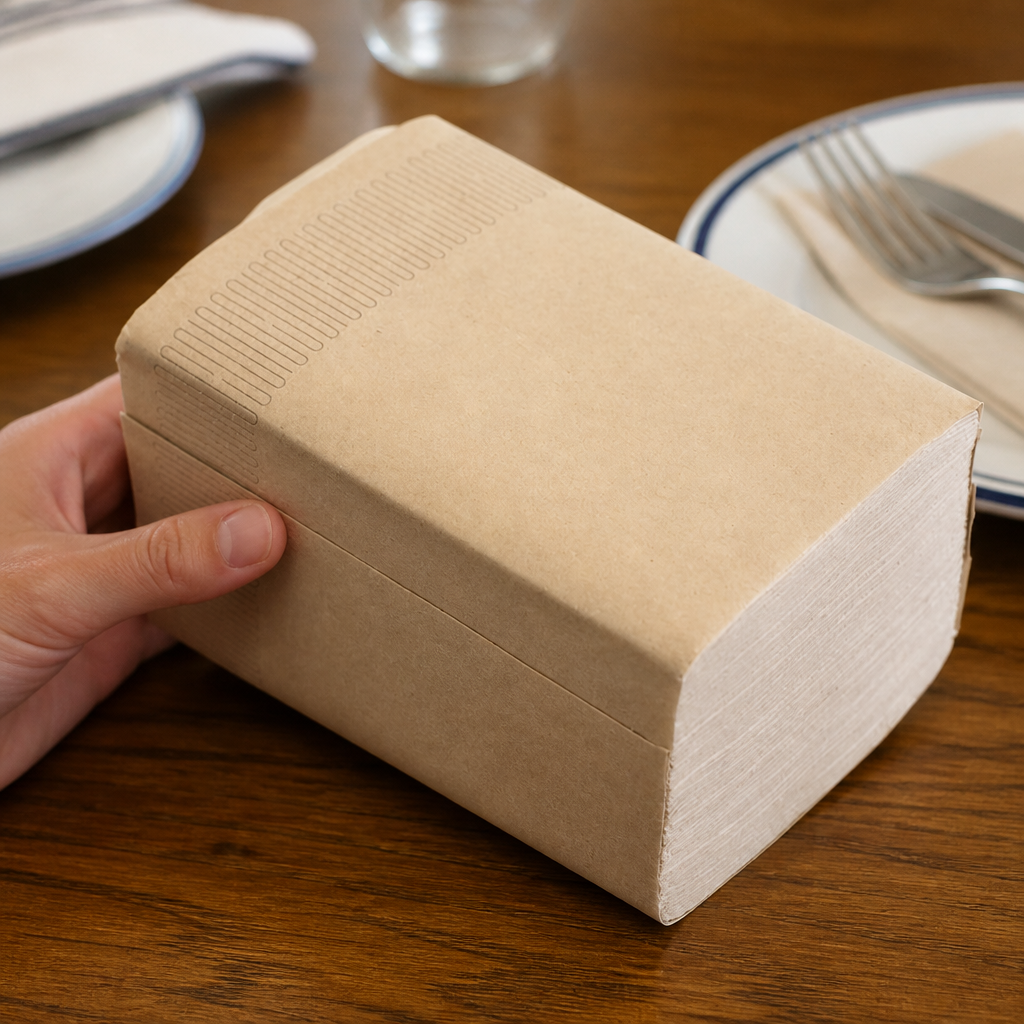 Commercial Extra Soft Dispenser Napkins 8000 Pack Natural