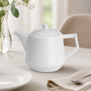 Commercial Teapot 820ml Whiteware Porcelain 2 Pack