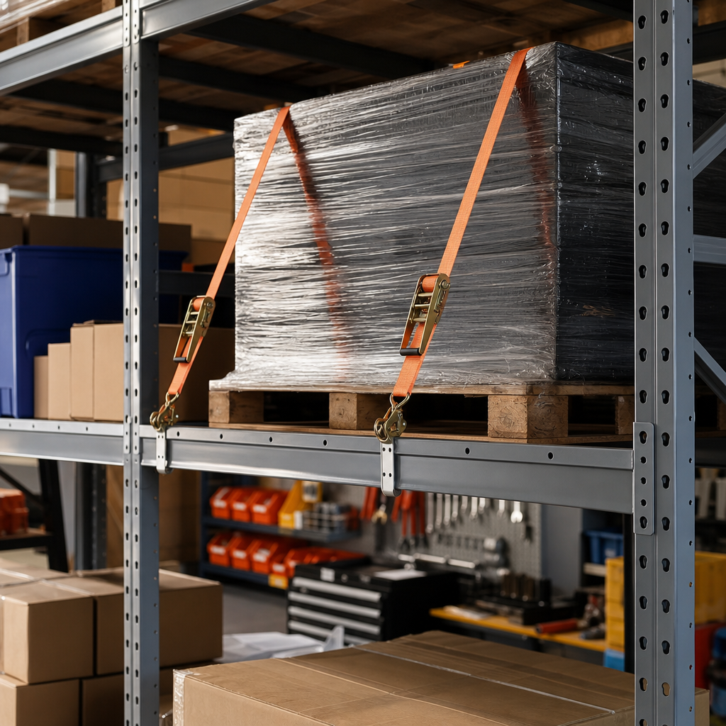 9m Ratchet Tie Down Straps with 1000–2500kg Lashing Capacity