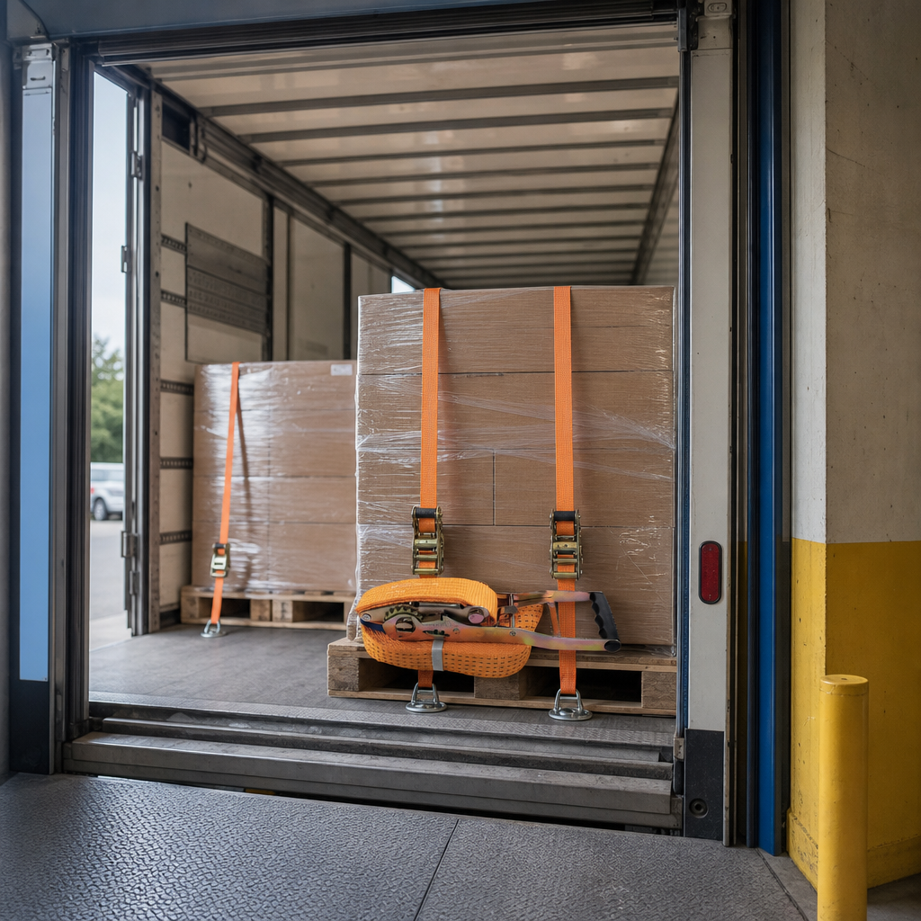 9m Ratchet Tie Down Straps with 1000–2500kg Lashing Capacity