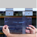 Swivel Hinge PVC Strips – Polar Clear, 300mm, 80% Linear Metre
