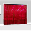 PVC Strip Curtains Hook-On, Transparent Red – Energy-Saving & Eye-Catching