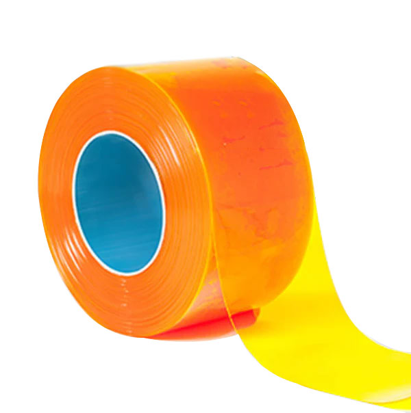 Transparent Yellow PVC Rolls (50m)