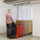 PVC Strip Curtains – Light Duty, Clear Pedestrian Access
