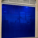 PVC Strip Curtain Quick Mount – Transparent Blue Colour, Flexible Use