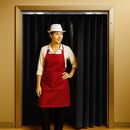 PVC Strip Curtain Hook On – Solid Black Colour, Privacy Screen