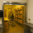 PVC Strip Curtain Hook On – Transparent Yellow Colour, Flexible Use