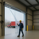 Standard PVC Curtain Hook On – Clear, Flexible, Easy Access