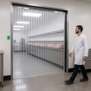 Freezer Strip Curtains Hook On, -25°C Rated, Clear PVC