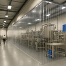 Coldroom Strip Curtains Hook On – Insulated, Clear PVC