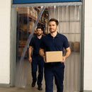 PVC Strip Door Curtains Inc Rail Fixed Size Multipurpose