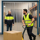 PVC Strip Door Curtains Inc Rail Fixed Size Multipurpose