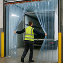 Loading Bay Strip Curtains (Swivel Hinge) - Rail Bracket ( R1 Face Fit )