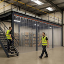 Partition Wall Strip Curtains (Swivel Hinge) - Rail Bracket (R1 Face Fit )