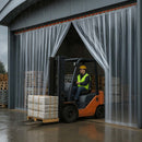 PVC Strip Curtains Canopy Wall – Weather Shield with Swivel Hinges