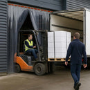 PVC Strip Curtains Canopy Wall – Weather Shield with Swivel Hinges