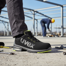 Premium Lightweight Safety Trainers with Metal-Free Toe Cap and Ankle Stability - Sizes 5-15