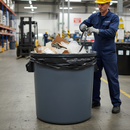 Premium Heavy Duty Black Bin Liners - 457x725x850MM, Pack of 200 for Efficient Waste Management