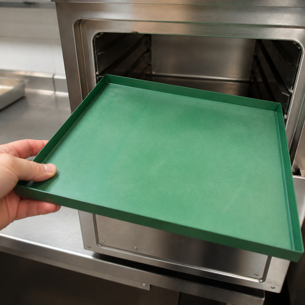 Commercial Full Size Green Cooking Tray for 12" Ovens