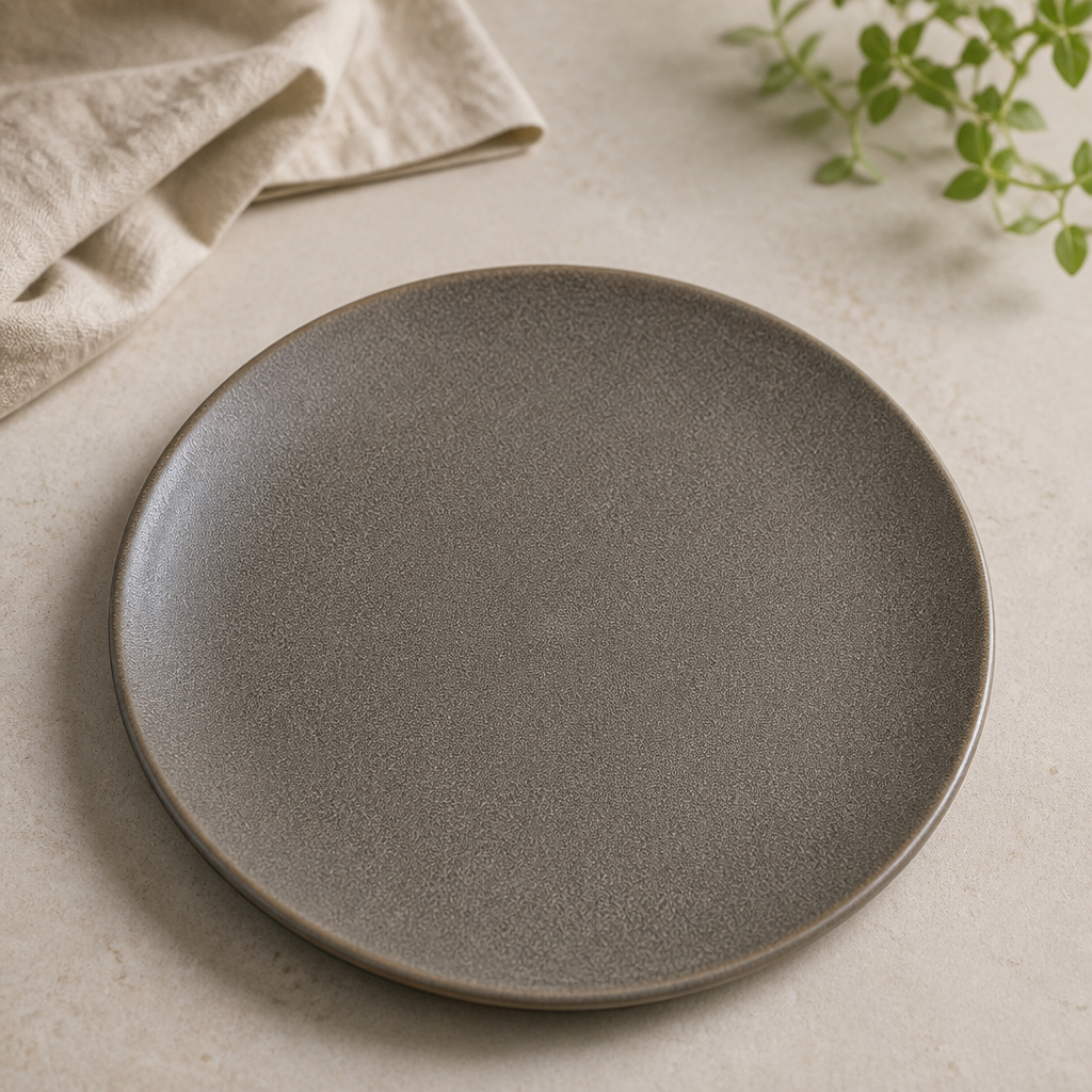 Commercial Mahogany Coupe Plates 230mm Dishwasher Safe 6 Pack