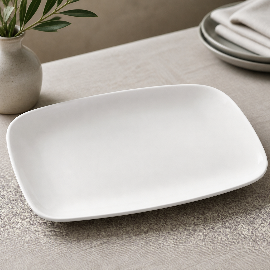 Commercial Oblong Plates 199 x 300mm - 6 Pack