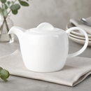 Commercial 400ml Bone China Teapot for Restaurants and Hotels