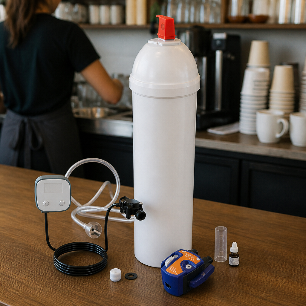 Water filter cartridge for steam cooking 1200L
