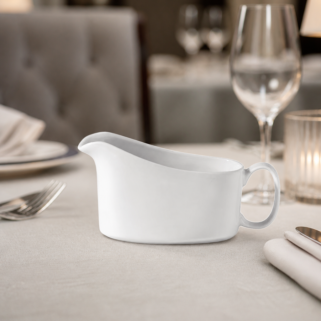 Commercial Sauce Boats 200ml Porcelain 6 Pack