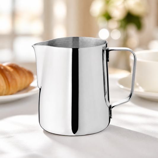 Commercial Stainless Steel Milk Jug 370ml for Cafes and Bars