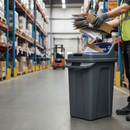 Premium Open Top Recycling Bin for Paper - 70 Litre Capacity with Easy Access Design for Efficient Waste Management