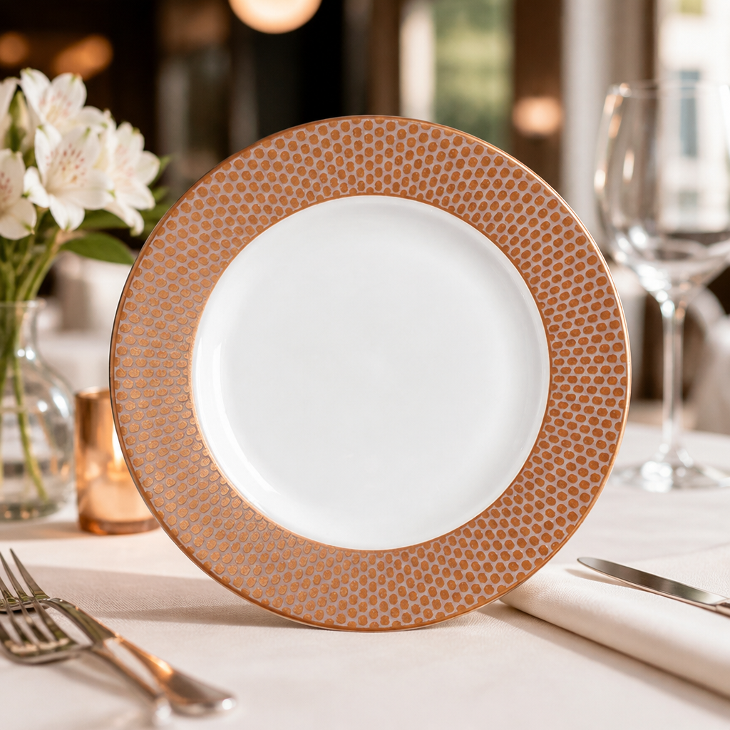 Commercial Bone China Plates 168mm - 12 Pack