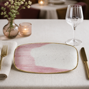 Commercial Oblong Plates Petal Pink 298x153mm 12 Pack