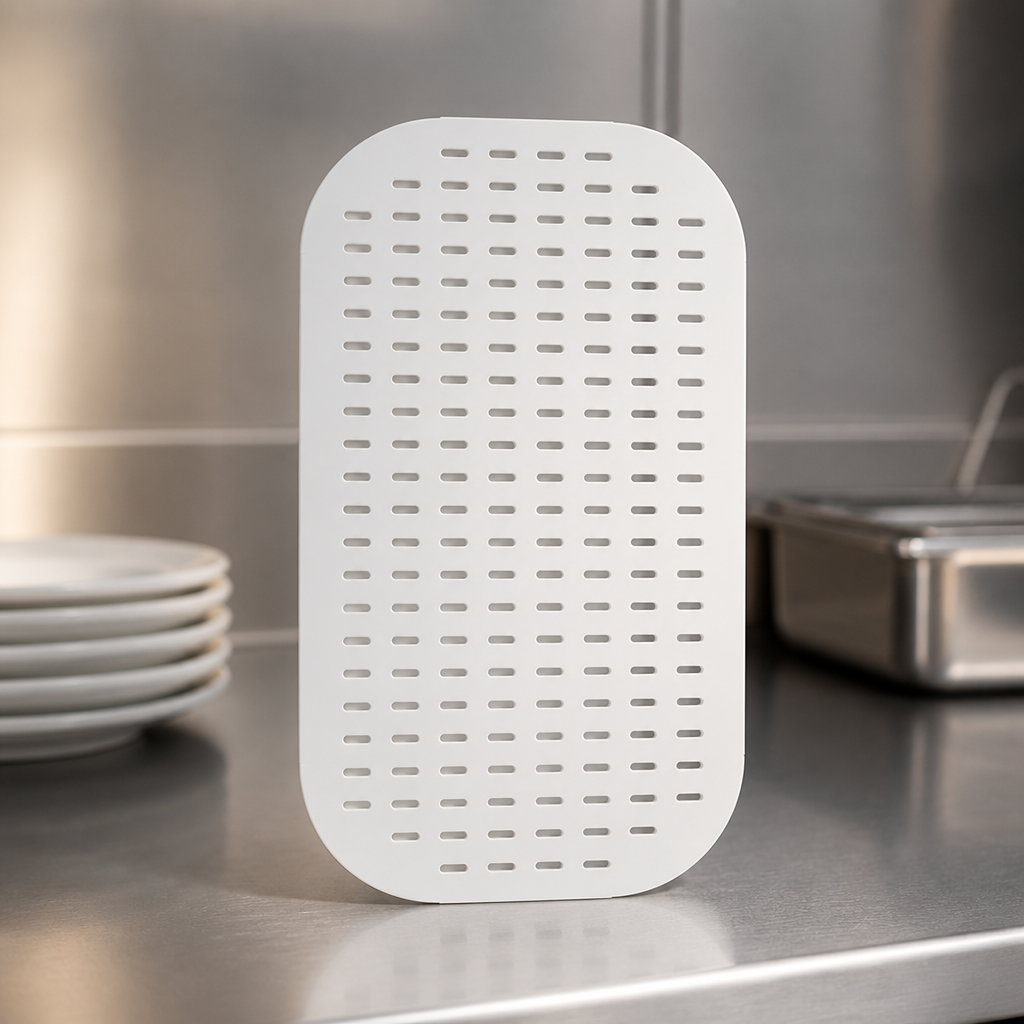 Commercial Stainless Steel Oil Baffle for Chip Scuttle 480mm