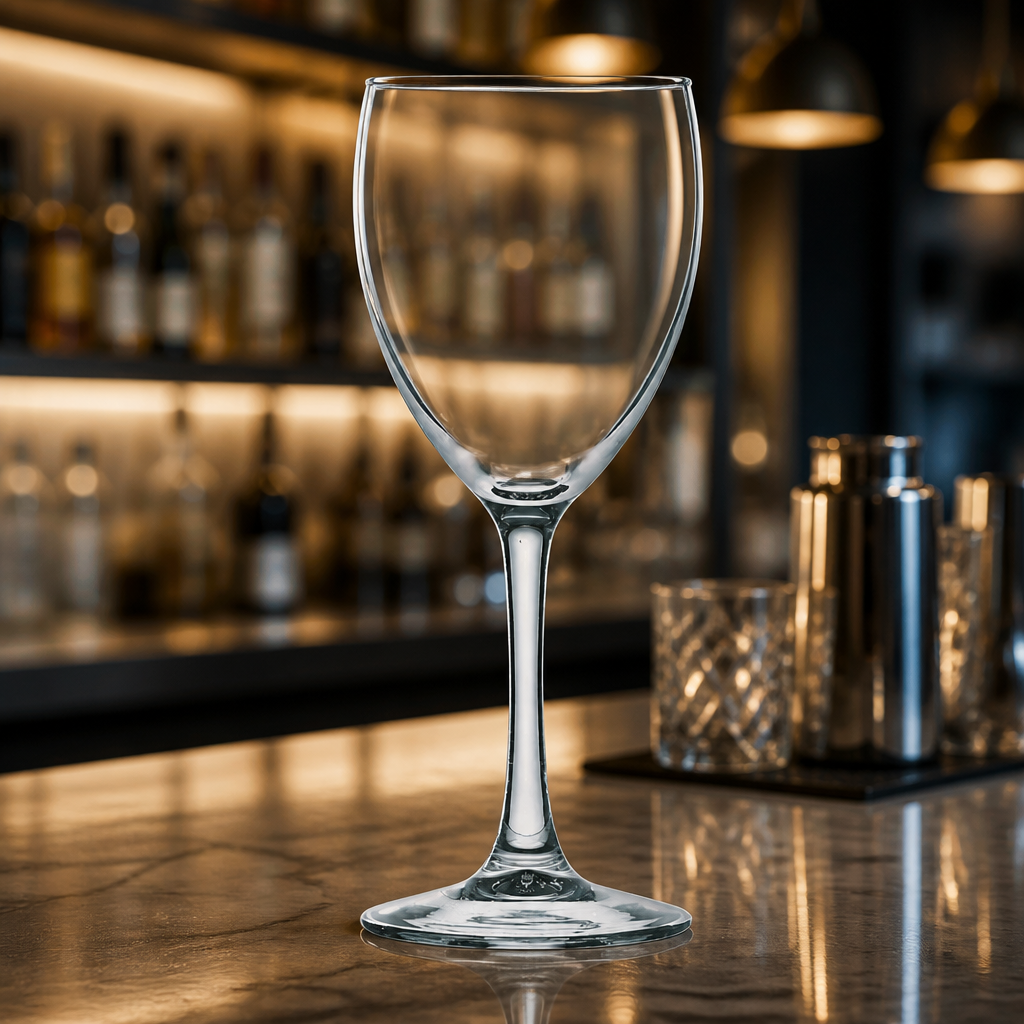 Commercial 310ml Toughened Wine Glasses 24 Pack